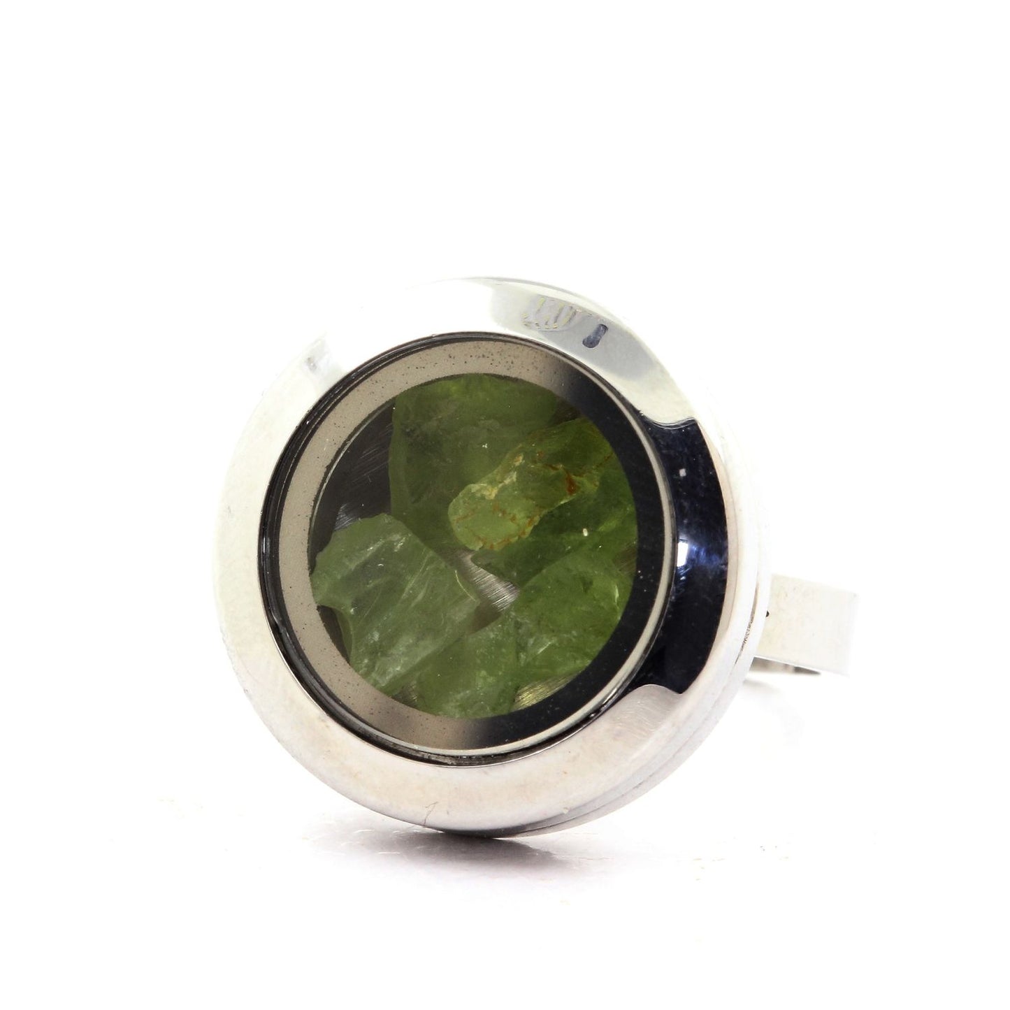Bague cristal Peridot