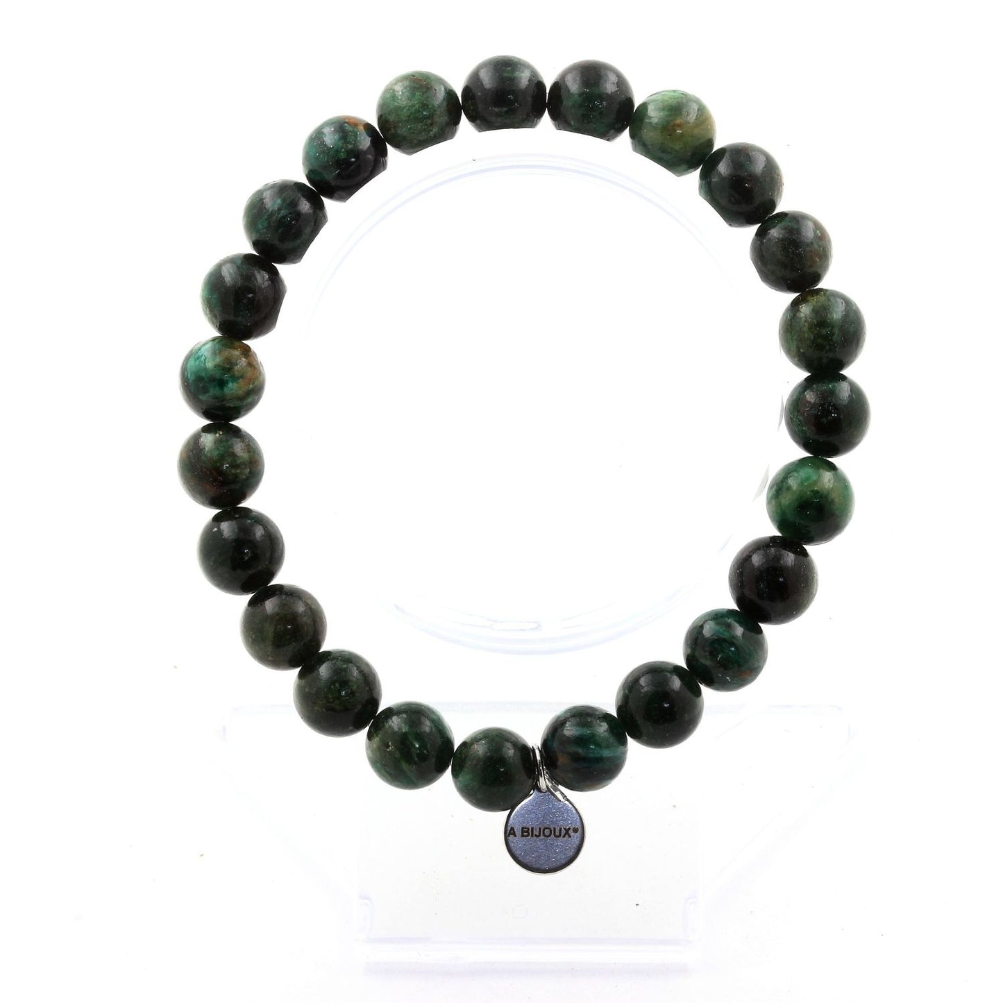 Emeraude de Zambie. Bracelet en Perles naturelles