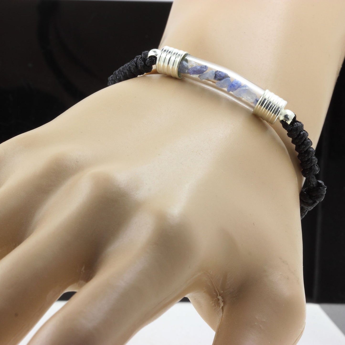 Bracelet Benitoite brut