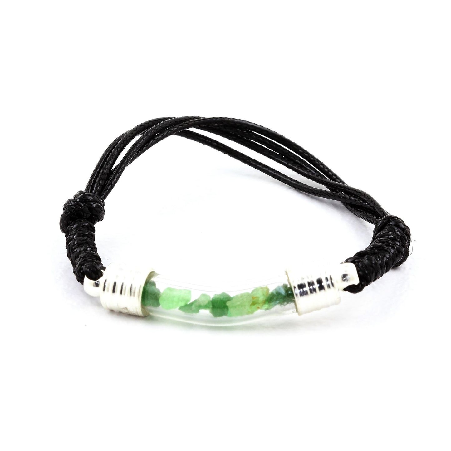 Bracelet avec cristal de Grenat Tsavorite