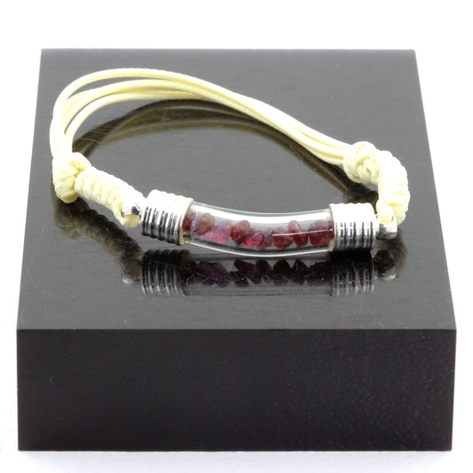 Bracelet avec cristal de Rubis