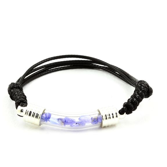 Bracelet avec cristal de Tanzanite