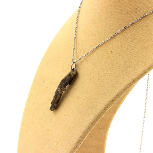 Collier Epidote brut