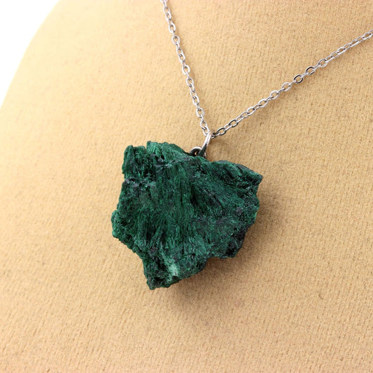 Collier Malachite brut