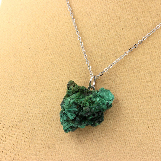 Collier Malachite brut