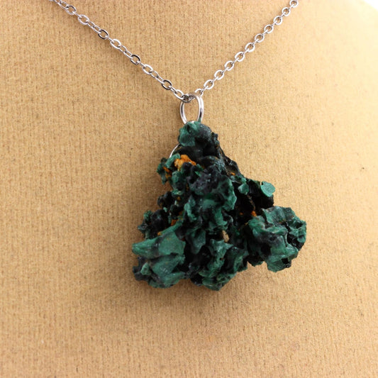 Collier Malachite brut