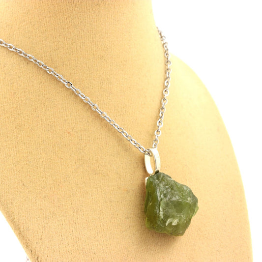 Collier Peridot brut