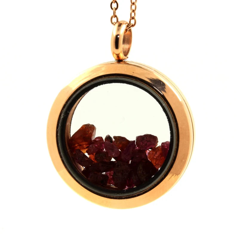 Collier Rubis Modèle Médaillon