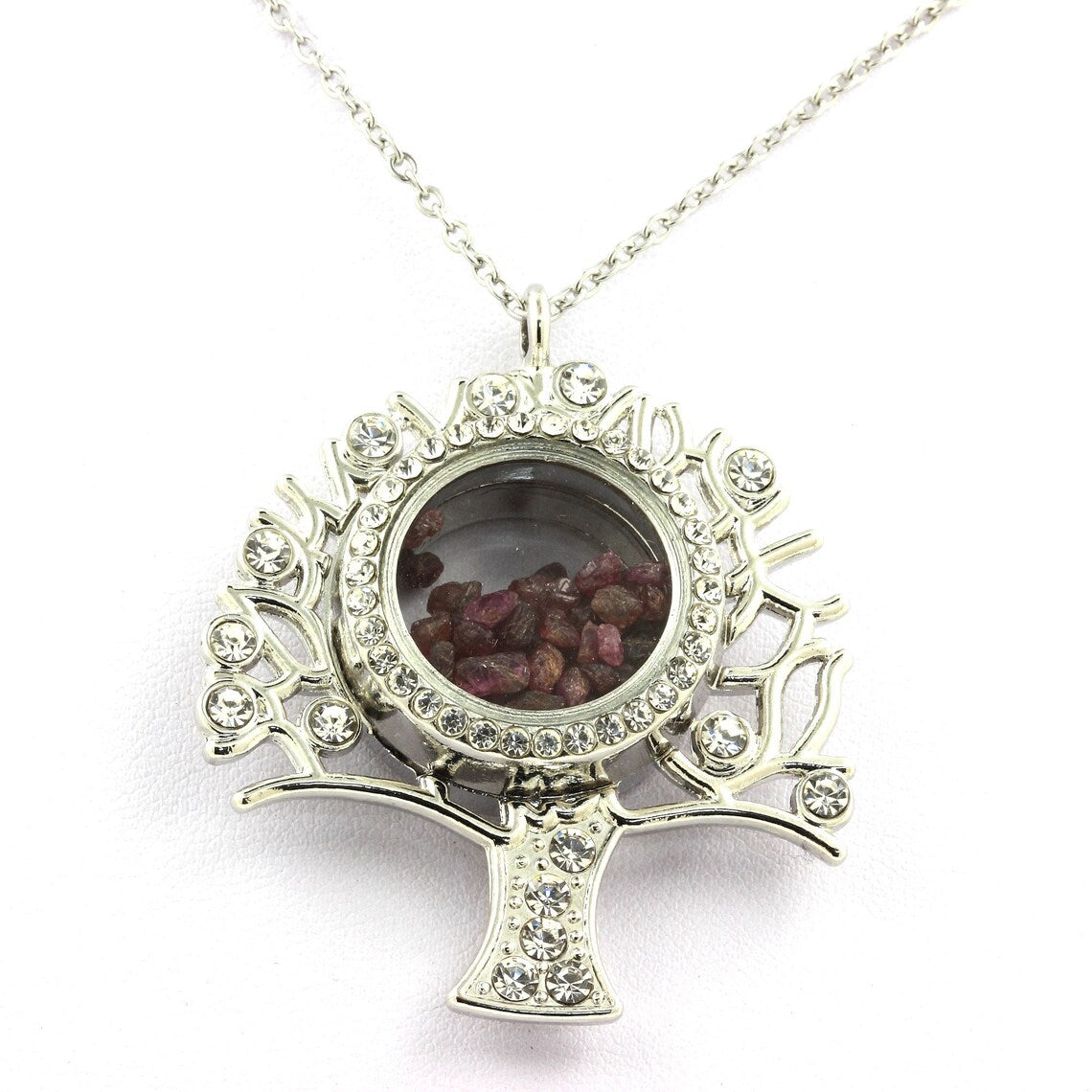 Collier Rubis naturels modèle arbre