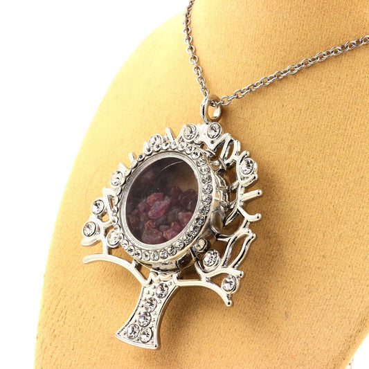 Collier Rubis naturels modèle arbre