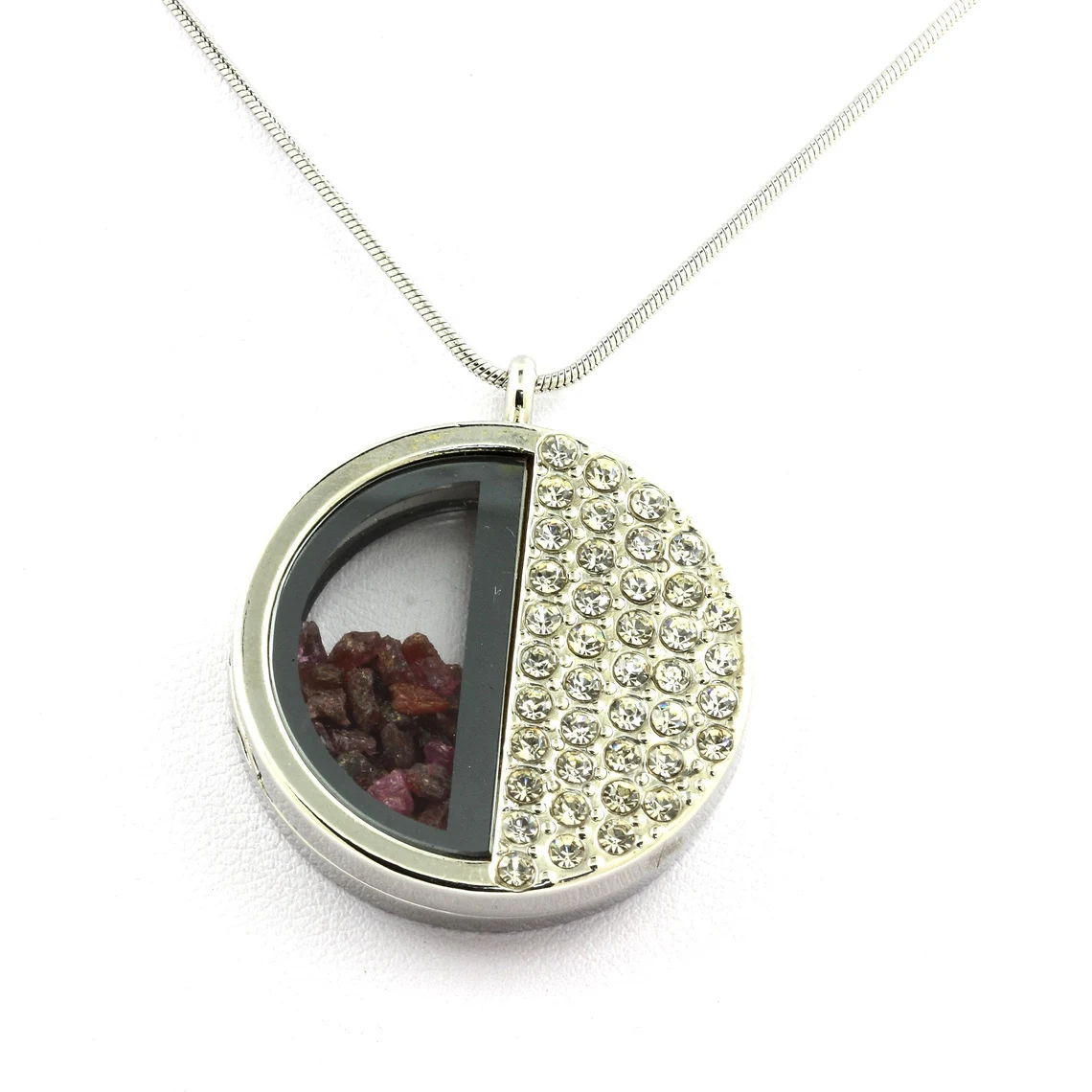 Collier Rubis naturels modèle demi-cercle
