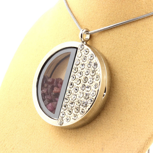 Collier Rubis naturels modèle demi-cercle