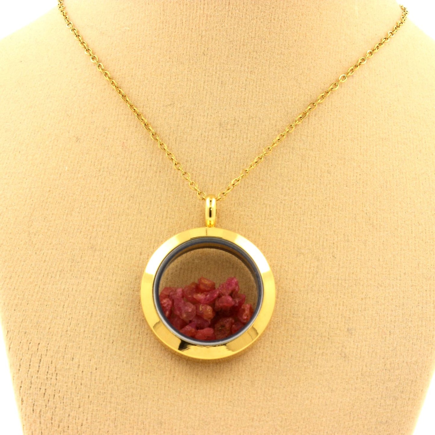 Collier Spinelle Modèle Médaillon