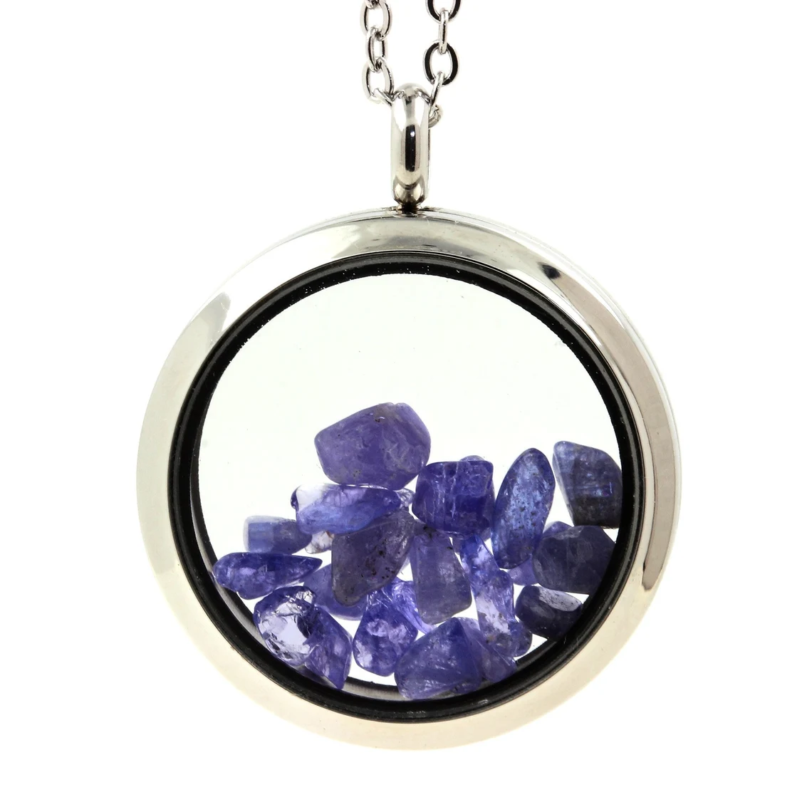 Collier Tanzanite modèle Médaillon