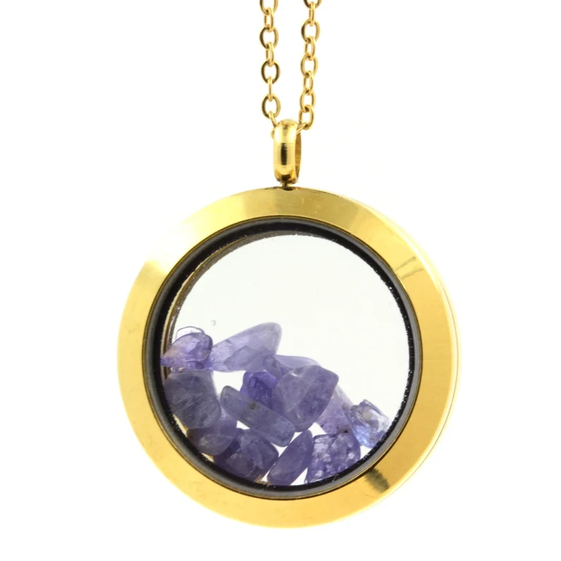 Collier Tanzanite modèle Médaillon