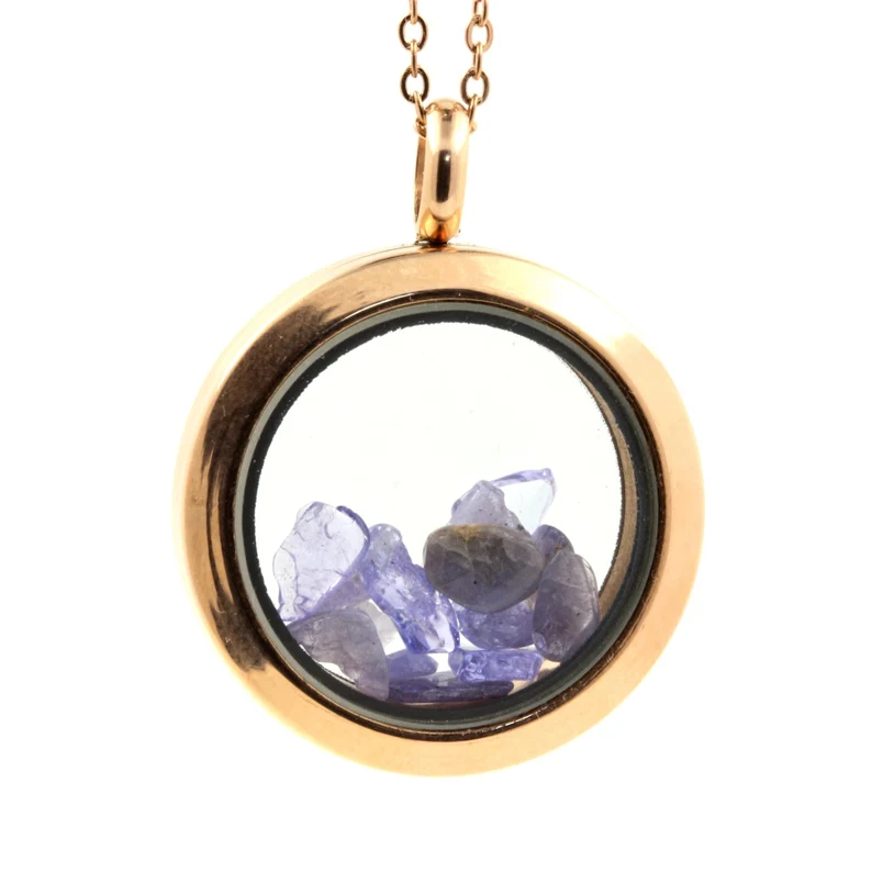 Collier Tanzanite modèle Médaillon