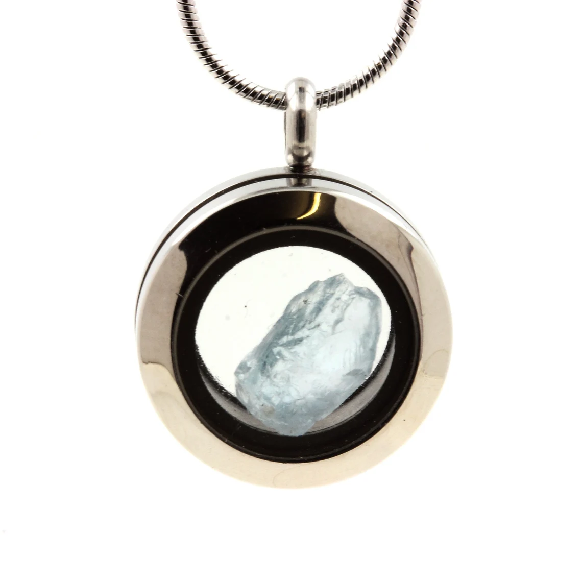 Collier Aigue-Marine modèle Médaillon