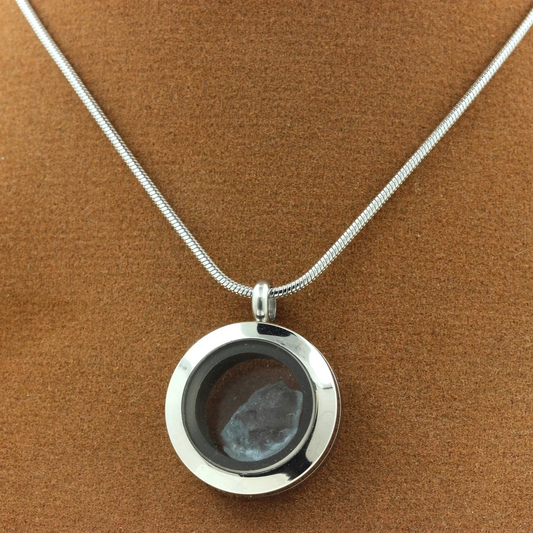 Collier Aigue-Marine modèle Médaillon