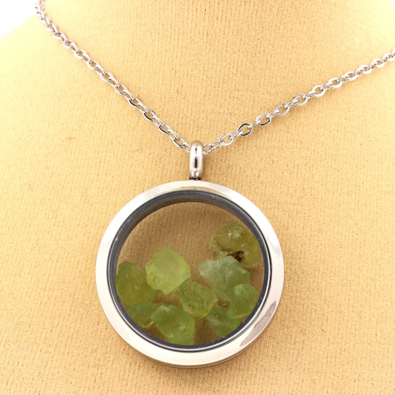 Collier Péridot modèle Médaillon
