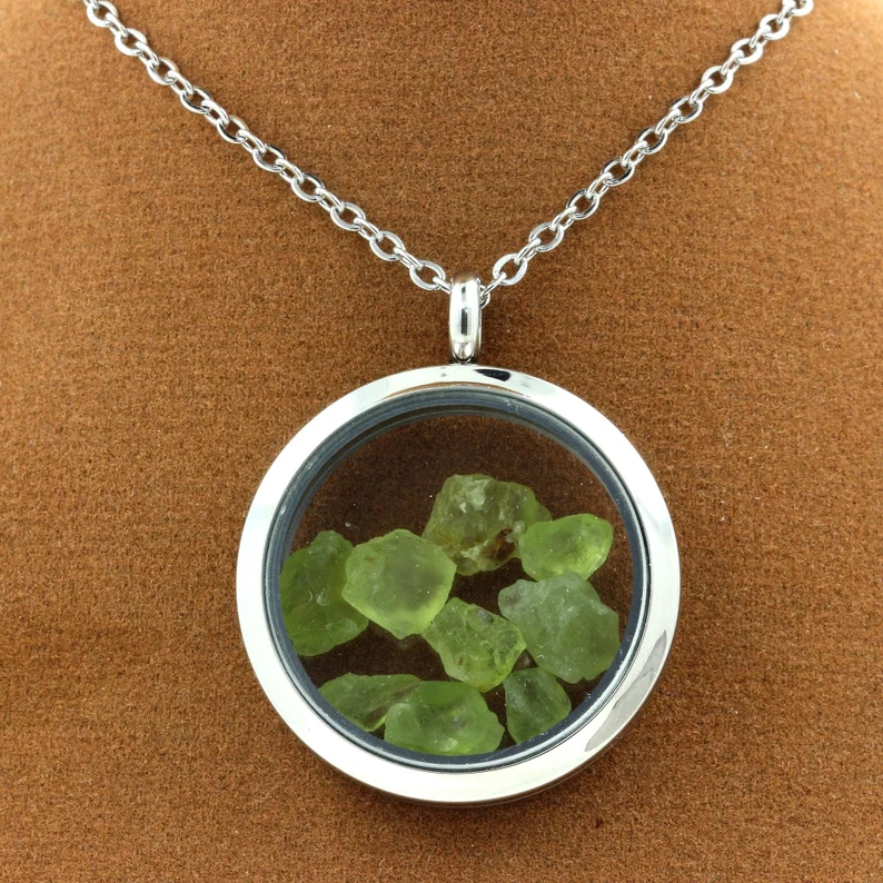 Collier Péridot modèle Médaillon