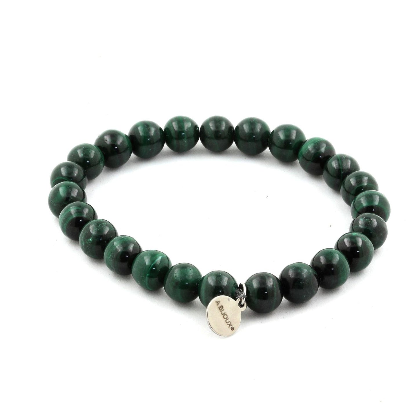 Malachite du Congo. Bracelet Perles