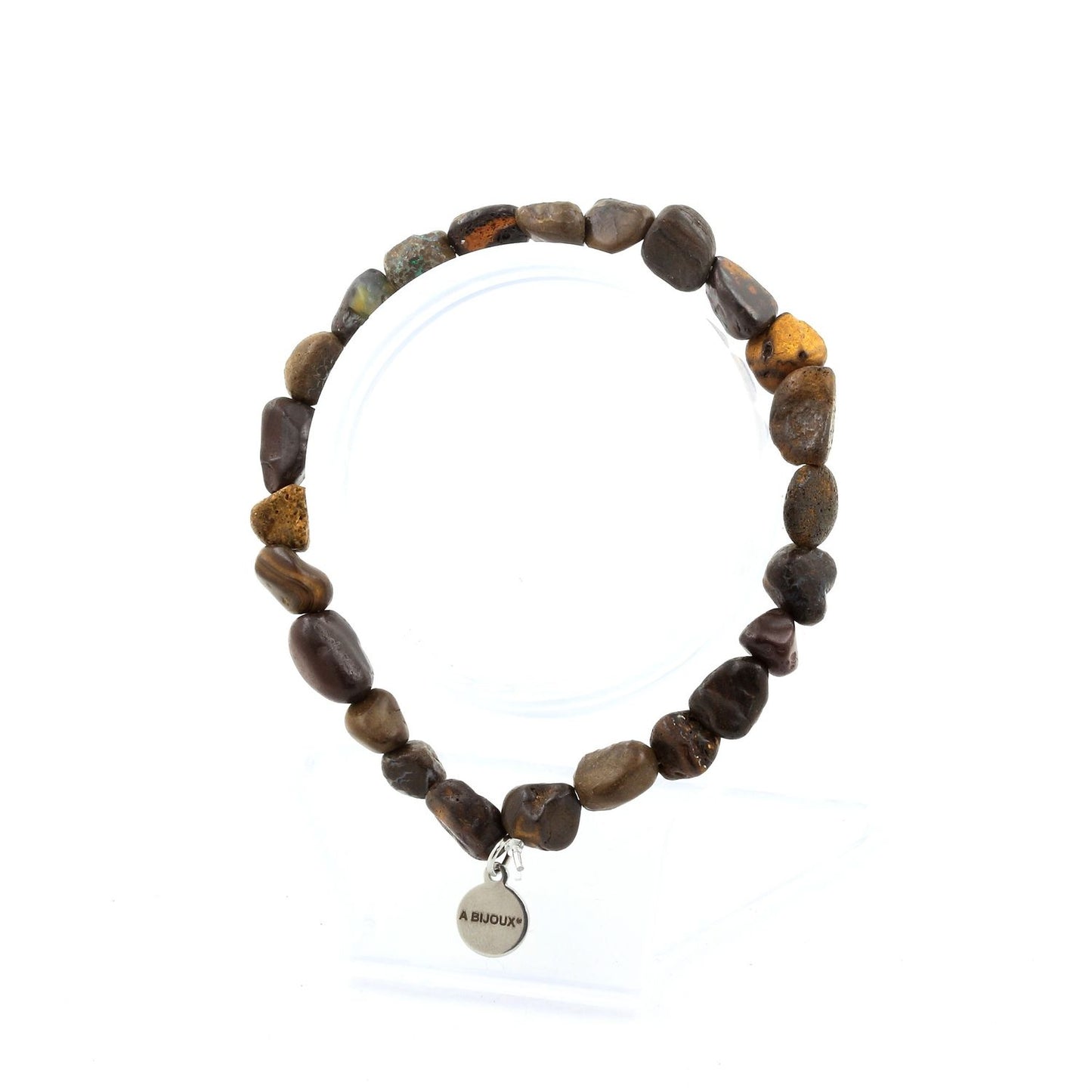 Opale Boulder d'Australie. Bracelet Perles naturelles