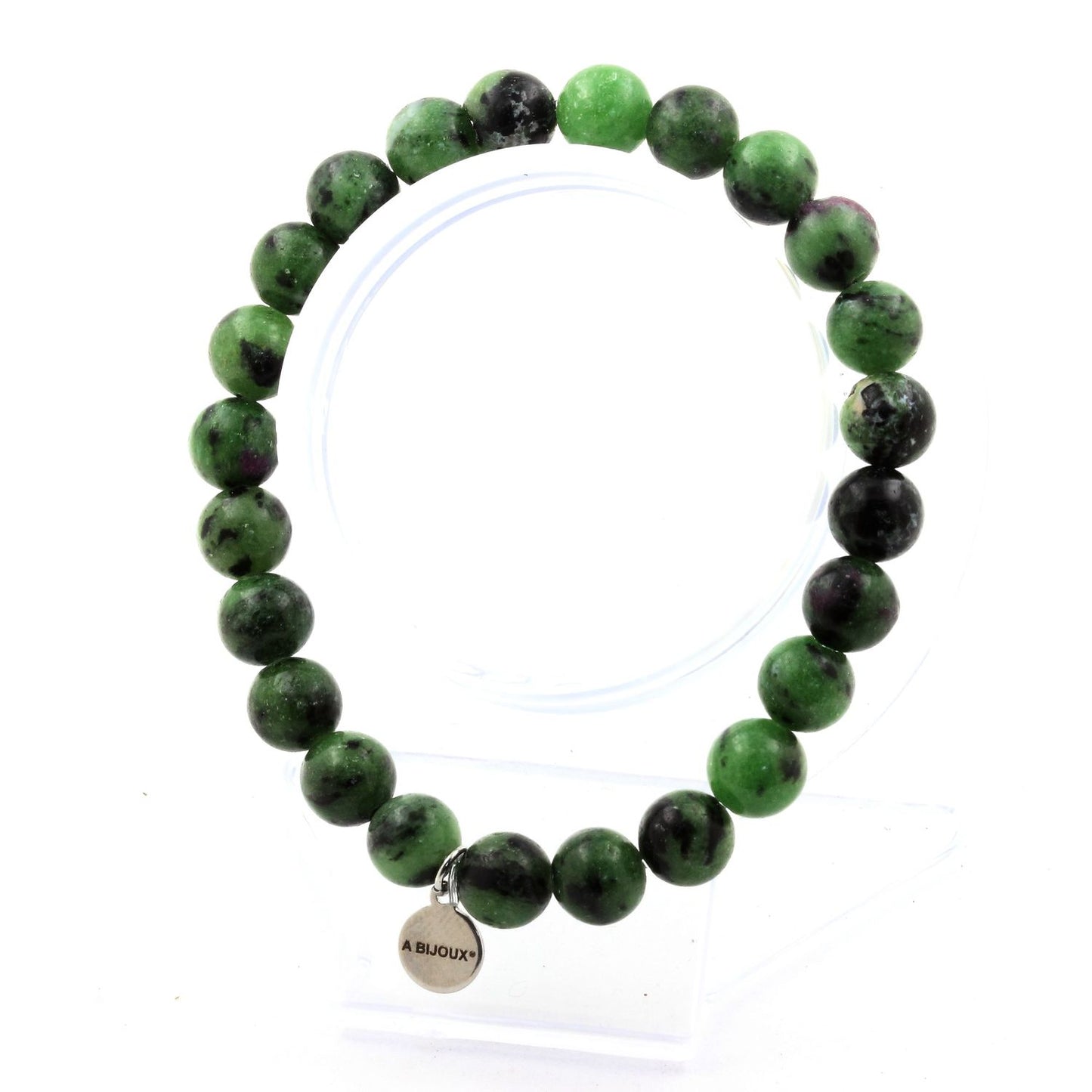 Perles Epidote d'Australie. Bracelet en Perles naturelles