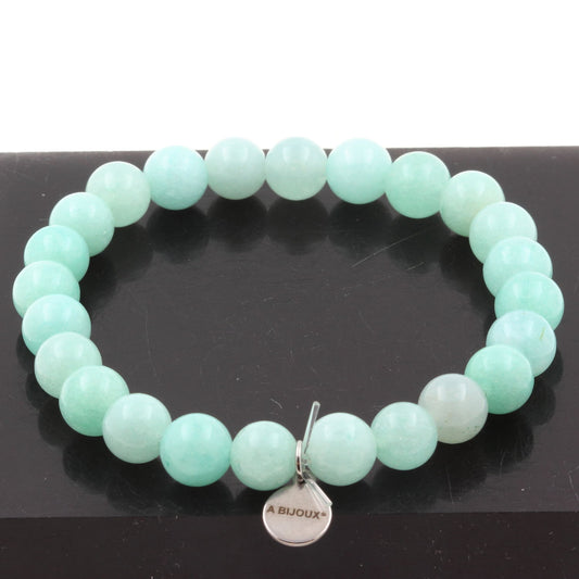 Perles Amazonite. Bracelet en Perles naturelles