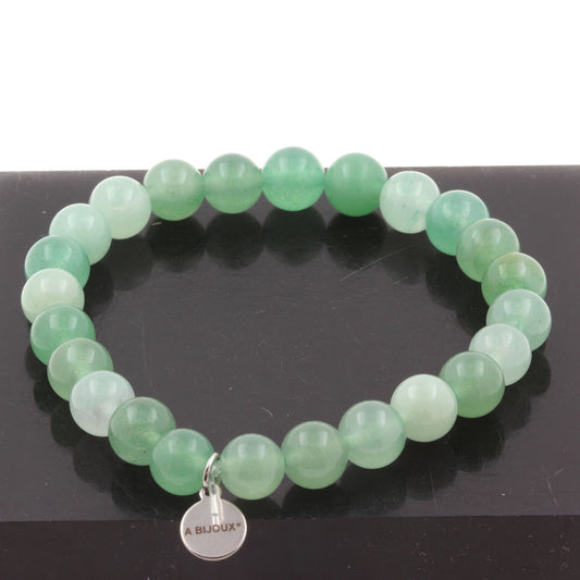Perles Aventurine. Bracelet en Perles naturelles