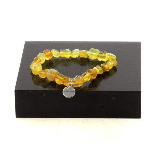 Perles Opale jaune d'Australie. Bracelet en Perles naturelles