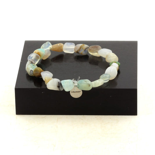 Perles Opale multicolore d'Australie. Bracelet en Perles naturelles