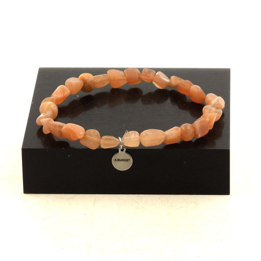 Perles Pierre de soleil de Tanzanie. Bracelet en Perles naturelles