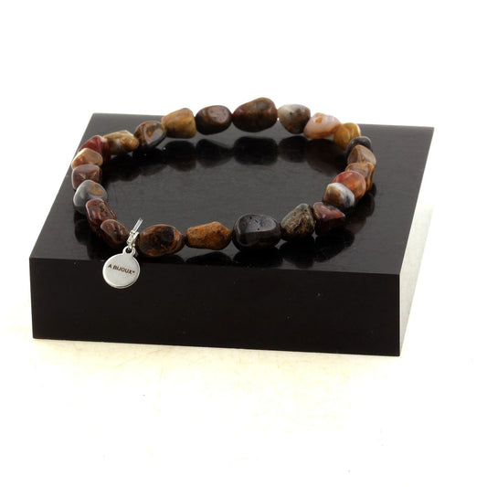 Perles Pietersite des USA. Bracelet en Perles naturelles