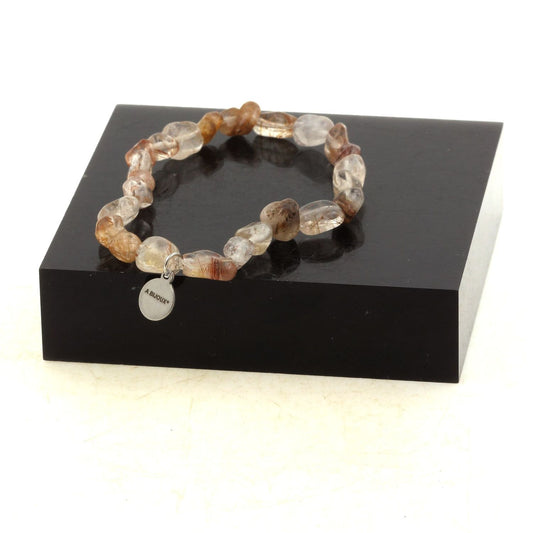 Perles Super Seven (Melody's Stone) du Brésil. Bracelet en Perles naturelles