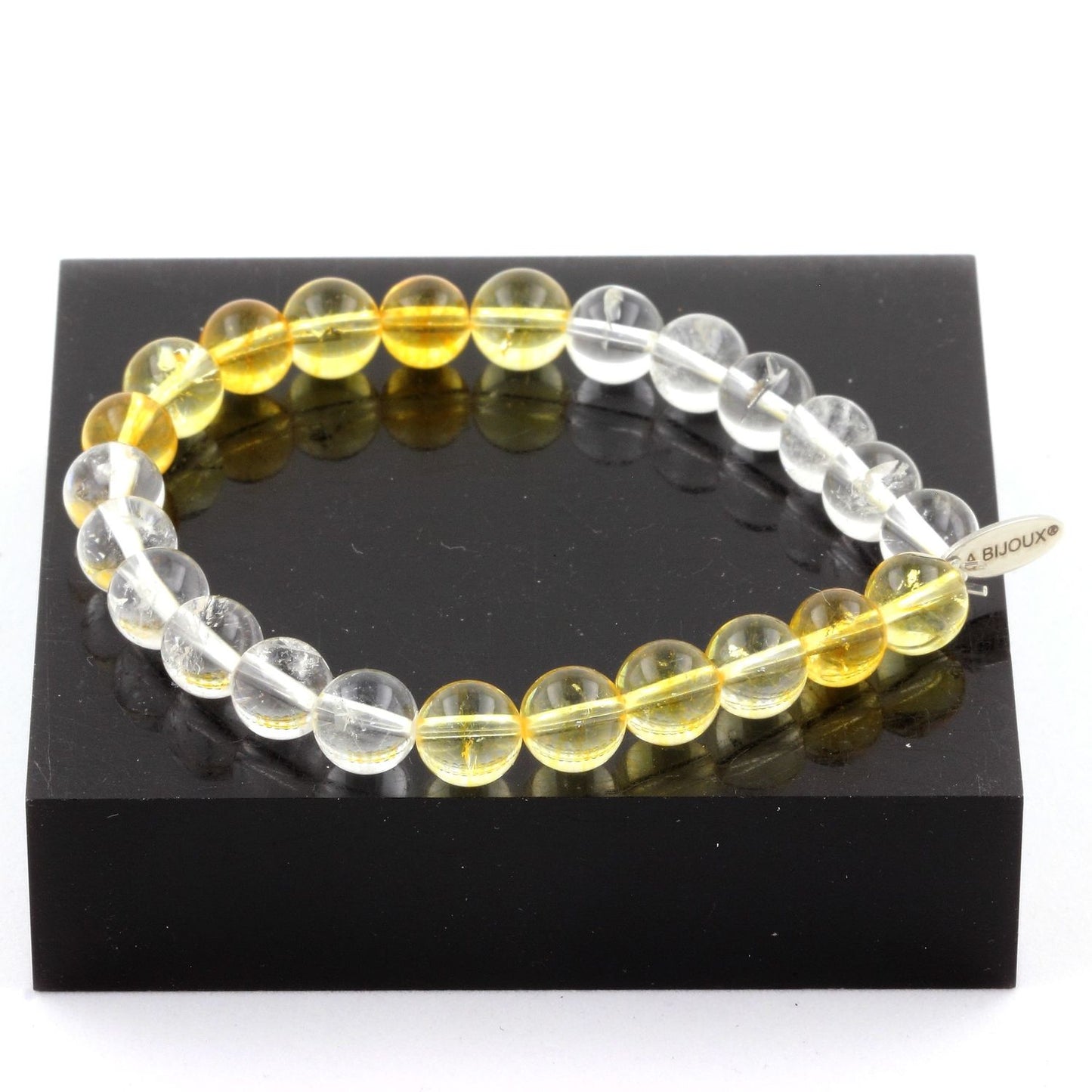 Quartz + Citrine Bracelet Perles