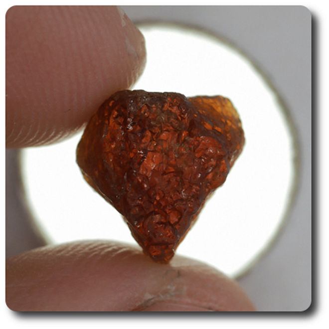 Grenat Hessonite. 7.1 carats. Afrique
