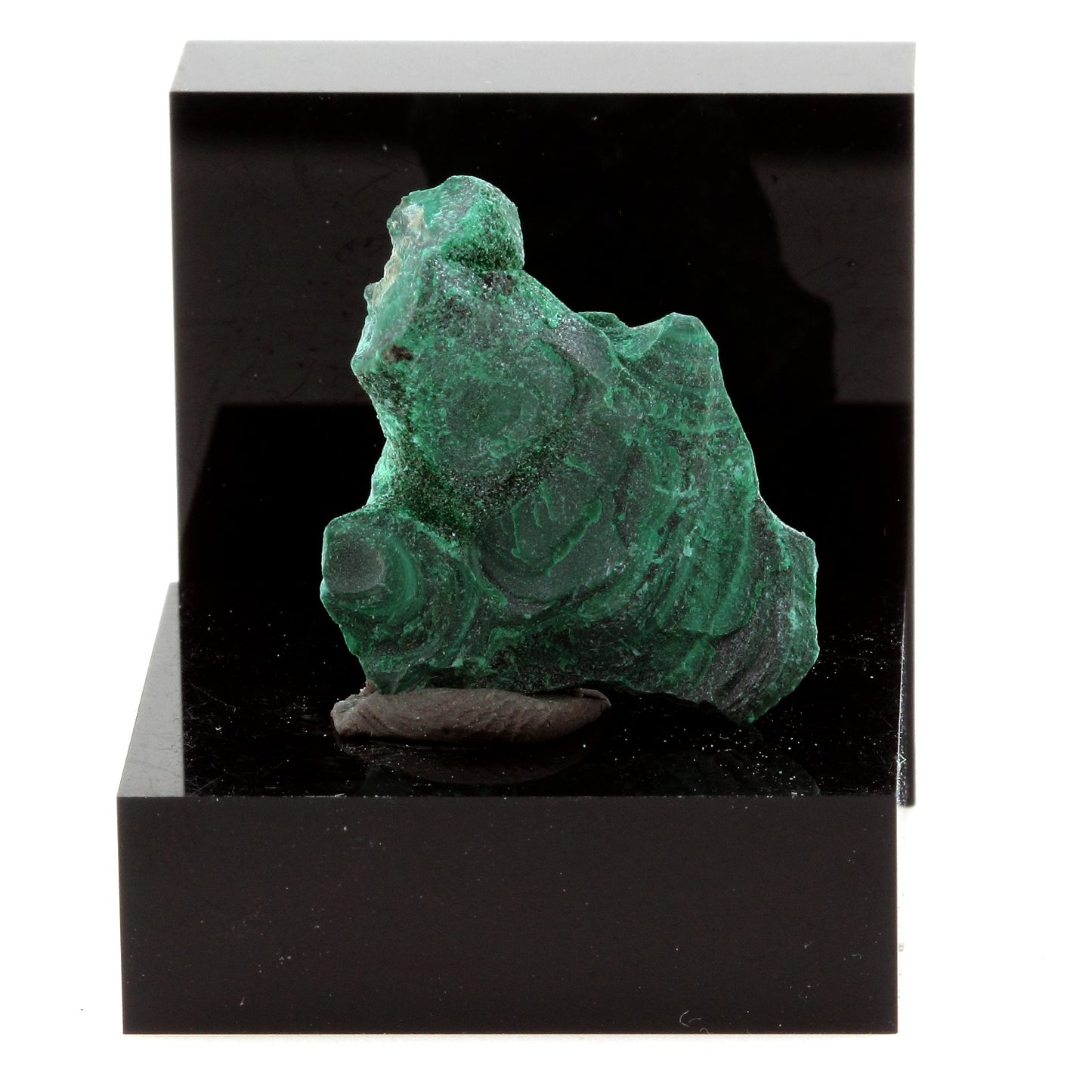 Malachite. 20.24 carats. Katanga, Congo