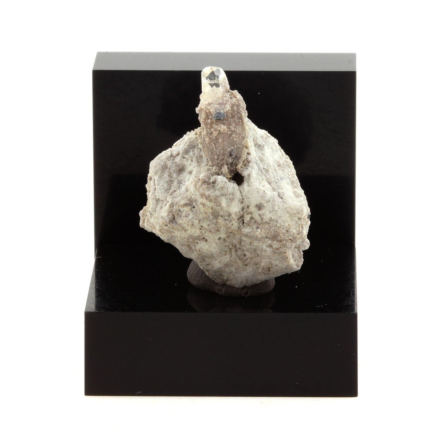 Topaze + Gypse. 19.02 carats. Thomas Range, Juab Co., Utah, USA