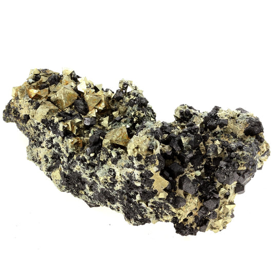 Pyrite + Magnetite. 2475.0 carats. Brosso, Piedmont, Italie