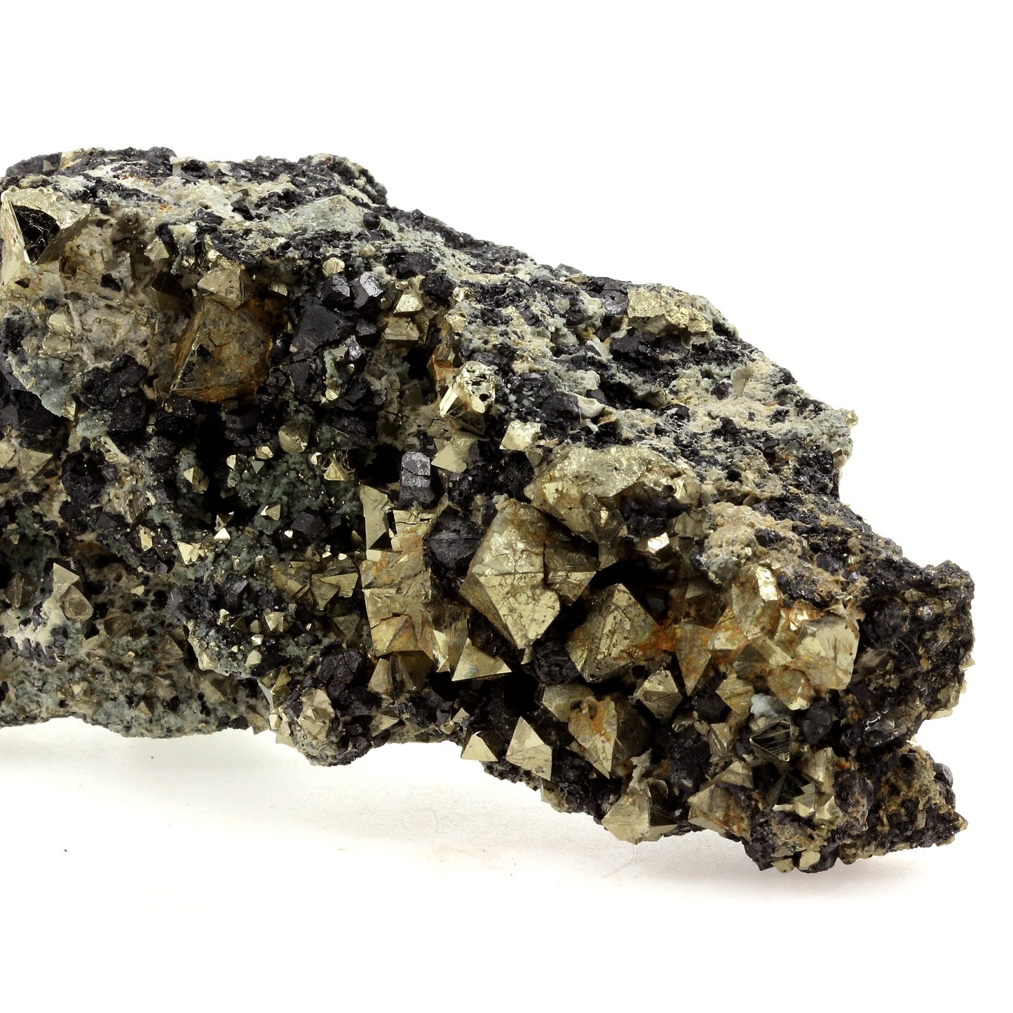 Pyrite + Magnetite. 2475.0 carats. Brosso, Piedmont, Italie