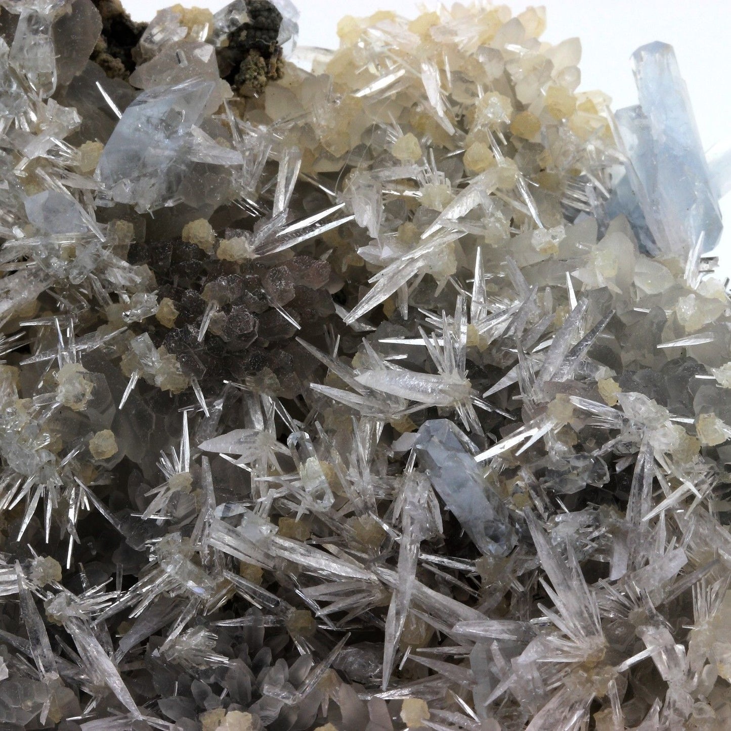 Baryte, Calcite, Calcédoine.2101.1 carats. En provenance de Planalto, Rio Grande do Sul, Brésil