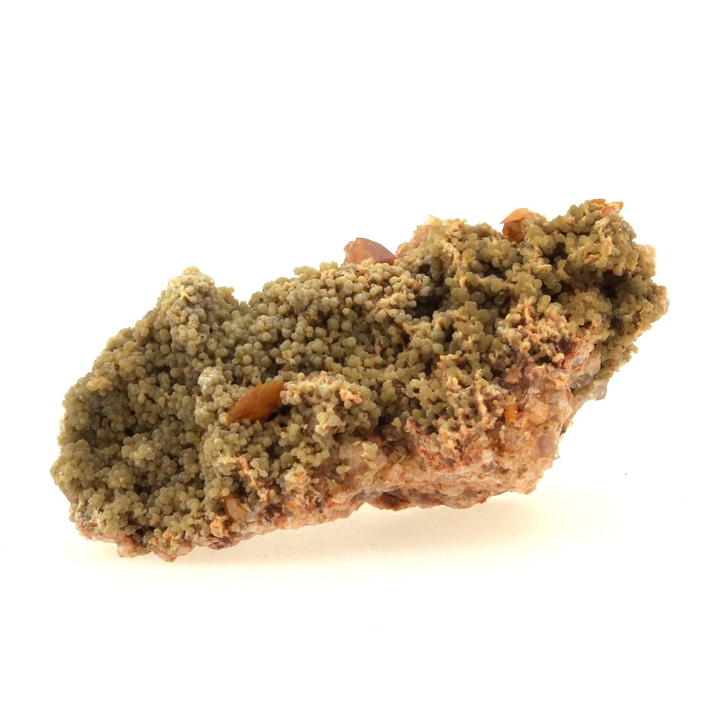 Wulfenite + Mimetite. 91.9 carats. Lantignié, France