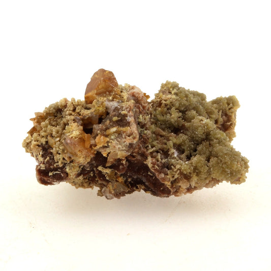 Wulfenite + Mimetite. 26.1 carats. Lantignié, France