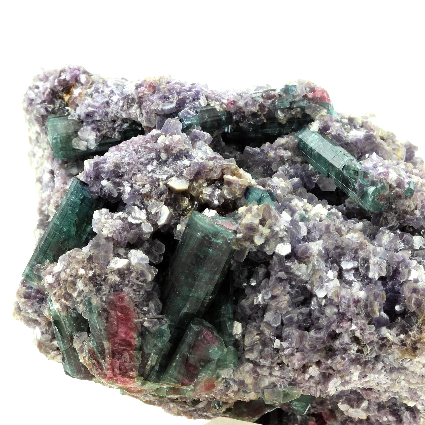 Tourmaline + Lepidolite. 3864.5 carats. Pederneira mine, Minas Gerais, Bresil
