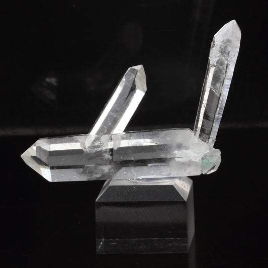 Quartz + Malachite. 88.6 carats. La Gardette, Bourg d'Oisans, France