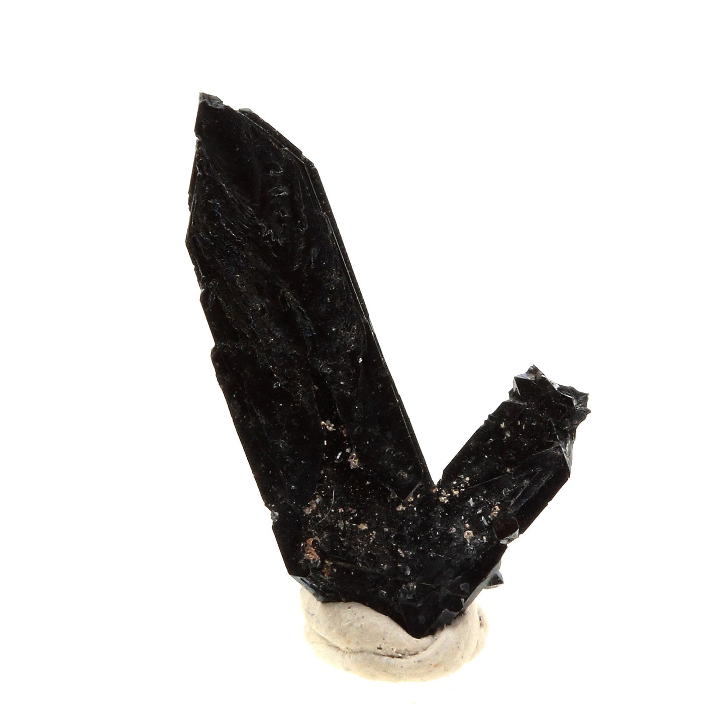 Hematite Macle. 1.35 carats. Puy de la Tache, Puy-de-Dôme, France