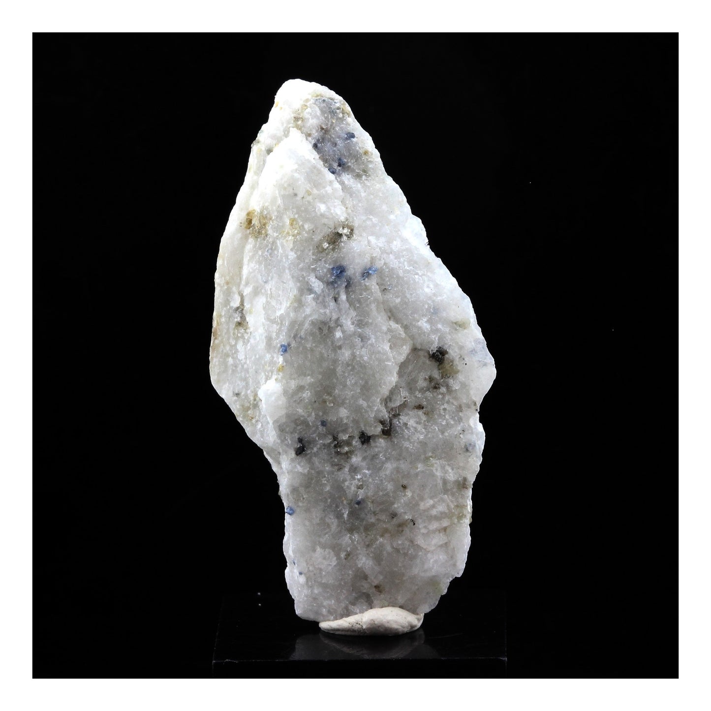 Spinelle Cobalt dans Marbre. 21.0 carats. Khe Khi, Luc Yen, Vietnam