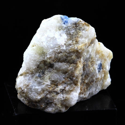 Spinelle Cobalt dans Marbre. 30.0 carats. Khe Khi, Luc Yen, Vietnam
