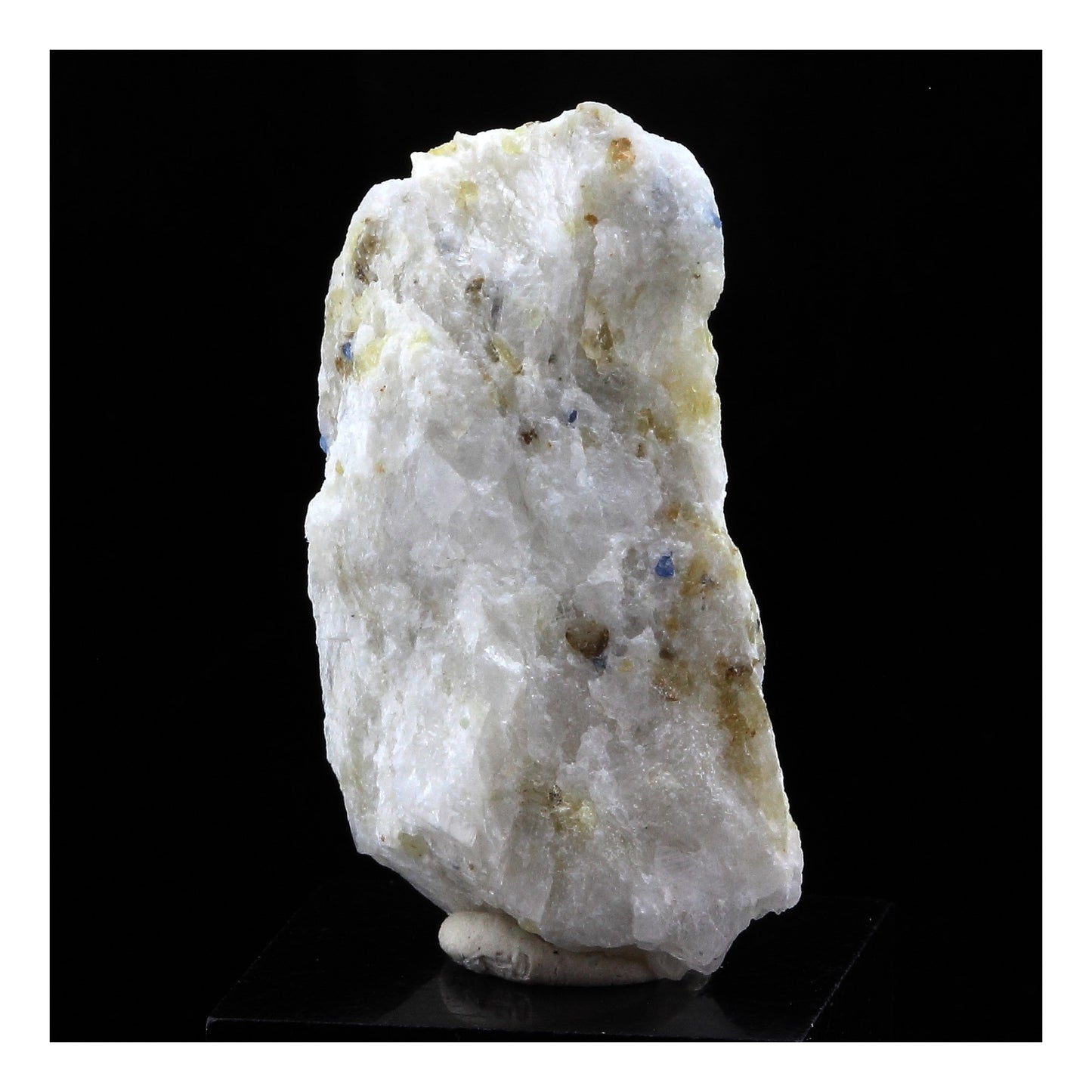 Spinelle Cobalt dans Marbre. 28.0 carats. Khe Khi, Luc Yen, Vietnam