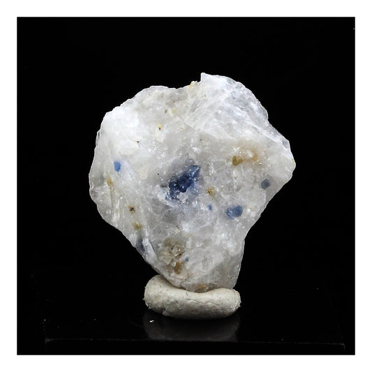 Spinelle Cobalt dans Marbre. 4.7 carats. Khe Khi, Luc Yen, Vietnam
